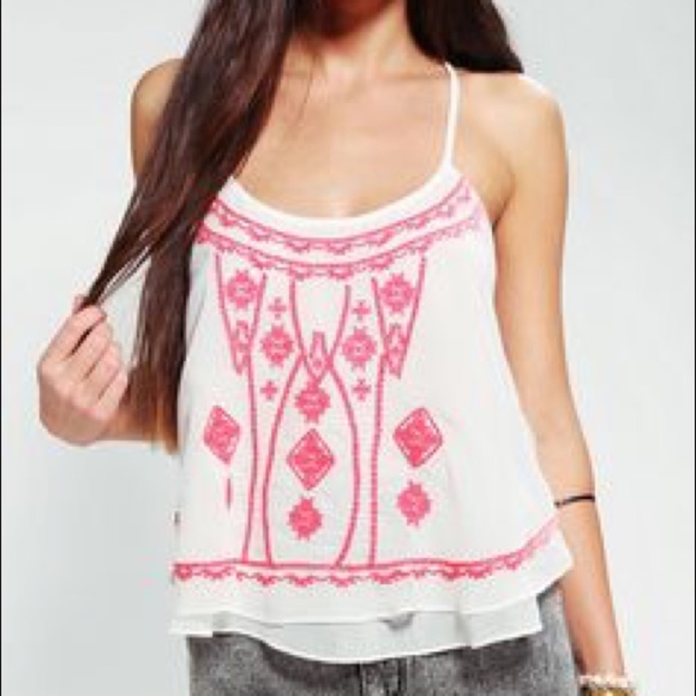 UO Festival Embroidered Tank